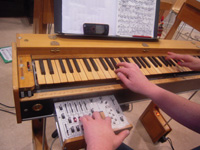 The sound control drawer allows the player to use a range of sounds(Photo: Alison Hird)