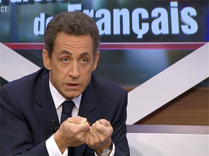 President Nicolas SarkozyReuters/TF1 Television