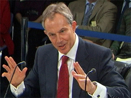 Tony Blair gives evidence to public inquiry(Photo:Reuters)