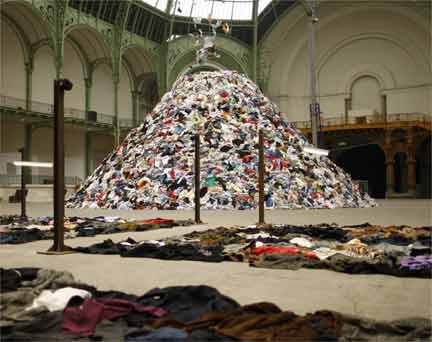 <em>Personnes</em> by French artist Christian Boltanski for the Monumenta 2010 event at the Grand Palais in Paris(Photo: Reuters)