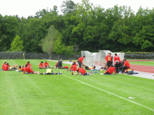 Ultimo entrenamiento de Paraguay antes de su debut contra Inglaterra.Foto: Mauricio Latorre/RFI