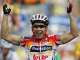 El asutraliano Robbie McEwen (Davitamon), ganador de la cuarta etapa del Tour de Francia.FTV