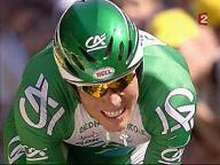 El noruego Thor Hushovd, ganó el prólogo del Tour de Francia.© Tour de France