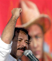 Daniel Ortega encabeza los resultados de las presidenciales del 5 de noviembre.Foto: AFP