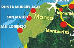 Mapa del Municipio de Manta (Ecuador) 