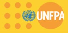 Emblema del Fondo de las Naciones Unidas para la población.D.R.