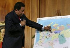 Hugo Chávez explica detalles de su plan para liberar a tres rehenes de las FARC.Foto: Reuters