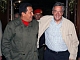 El mandatario venezolano, Hugo Chávez, junto al ex presidente argentino, Néstor Kirchner, en el Palacio de Miraflores.Foto: Reuters