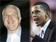 El republicano John McCain (izq.) y el demócrata Barack Obama (der.)Fotos : AFP, montaje : RFI