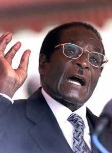 Robert Mugabe, presidente de Zimbabue.© AFP