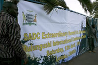 La ciudad de Lusaka en Zambia acoge el 12 de abril la cumbre extraordinaria sobre Zimbabue de la SADC.
Foto : AFP
