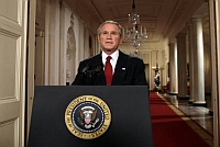 George Bush pronuncia un discurso sobre la crisis financiera.Foto: Reuters