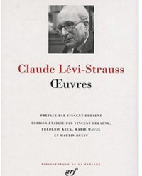 Tapa del libro de Obras de Claude Lévi-Strauss (NRF 2008). (©  Bibliothèque de la Pléiade, Francia 2008)