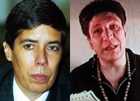 El ex gobernador Alan Jara, secuestrado en 2000, y el ex diputado Sigifredo López, raptado en 2002.DR