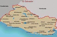 Mapa de El Salvador.DR