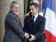 El presidente francés, Nicolas Sarkozy, recibió a su homólogo brasileño en el Palacio del Elíseo.Foto: Reuters