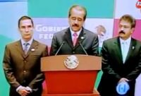 El secretario de Salud mexicano, José Angel Córdova, habló el jueves por cadena nacional.
