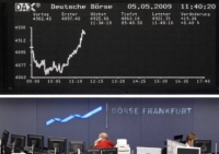 La bolsa de valores de Francfort, una de las más importantes en Europa. Foto: Reuters
