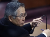 Alberto Fujimori de 70 años dijo tras escuchar el fallo que apelaba la sentencia mediante un "recurso de nulidad". Foto: Reuters