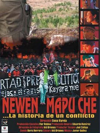 Cartel del documental de Elena Varela sobre la lucha de los Mapuches.