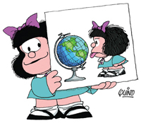 Exposición "De viaje con Mafalda" en ell Museo de la Historieta de Angulema.(© http://www.citebd.org/)