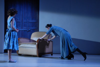 Escena de la obra "Thérèse en mille morceaux", adaptación de Pascale Henry.Jean-Pierre Maurin