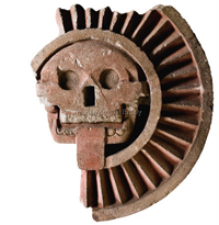 Teotihuacán: escultura del Dios del Más Allá, época clásica, Tlamimilolpa reciente y Xolalpan (300-450).(© Consejo Nacional para la Cultura y las Artes, Instituto Nacional de Antropología e Historia, México)