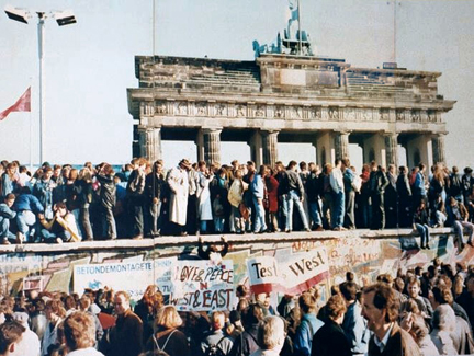 Berlín: la caída del Muro en 1989.(Wikipedia)