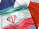 پرچم های ایران و فرانسه