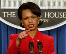 La conseillère nationale à la sécurité Condoleeza Rice,  témoignera en public et sous serment. 

		AFP