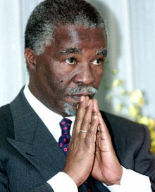 Thabo Mbeki a prié Azarias Ruberwa de reprendre son fauteuil de vice-président de la RDC.  

		(Photo: AFP)