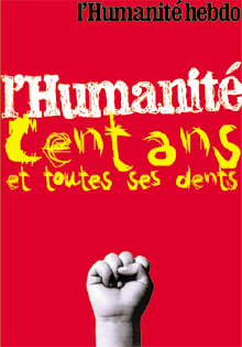 La Une "anniversaire" de L'Humanité Hebdo, parue le samedi 17 avril 2004. 

		(Source: L'Humanité)