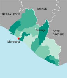 Le Liberia 

		(Carte : SB/RFI)