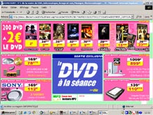 Le DVD jetable fonctionne avec tout type de lecteur DVD. Cdiscount est le distributeur exclusif du DVD jetable en France. 

		(© dvd-d.com/fr)