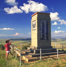 Ici le mémorial d'une bataille entre Boers et Anglais à Spioenkop. 

		(Photo: South African Tourism)