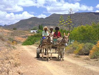 Les touristes ne se bousculent pas dans cette région isolée, apparemment vide. 

		(Photo: South African Tourism)