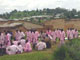 Rwanda. Nyanza. Les prisonniers responsables du génocide. 

		Photo Monique Mas