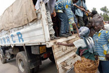 La population banyamulengue a fui Bukavu. 

		(Photo : AFP)