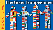 Les prochaines élections européennes se dérouleront du 10 au 13 juin 2004 selon les pays. 

		(Image: Parlement européen/RFI)