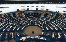 L'hémicycle du Parlement européen de Strasbourg.(Photo: Parlement européen)