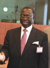 Hidijo Hamutenya a été évincé par le président Sam Nujoma 

		(Photo: AFP)