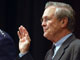 Donald Rumsfeld  a déclenché la colère de nombreux représentants du Congrès, républicains et démocrates. 

		(Photo : AFP)