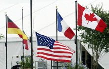 Les chefs d'Etat et de gouvernement du G8 se retrouvent cette année aux Etats-Unis. 

		(Photo : AFP)