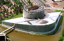 Vue aérienne du Parlement européen à Strasbourg (France). 

		(Photo: AFP)