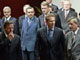 Les chefs d'état européens après le vote de la constitution le 18 juin 2004 à Bruxelles 

		(Photo : AFP)