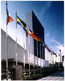 Le siège de l'ONU à New York. 

		( Photo : AFP )