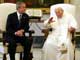 Jean-Paul II reçoit le président George W. Bush au Vatican. 

		(Photo AFP)