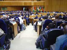 Le Conseil de paix et de sécurité africaine. 

		Photo: Laurent Correau