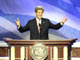 John Kerry lors de la clôture de la convention des démocrates à Boston. 

		(Photo: AFP)