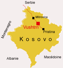 Kosovo 

		Carte : GéoAtlas/RFI